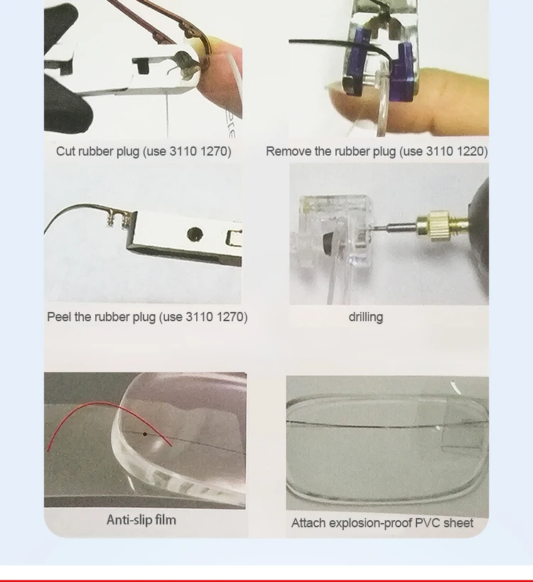 Eyeglasses Repair Maintenance Pliers Set Silhouette Plier Tool Kit Optical Shop Optical Tools Rimless Disassembly